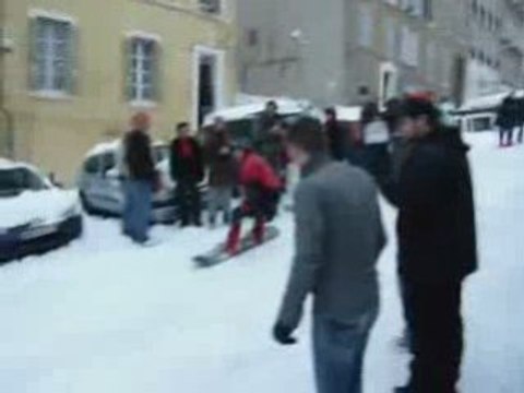 marseille sous la neige - snow attitude