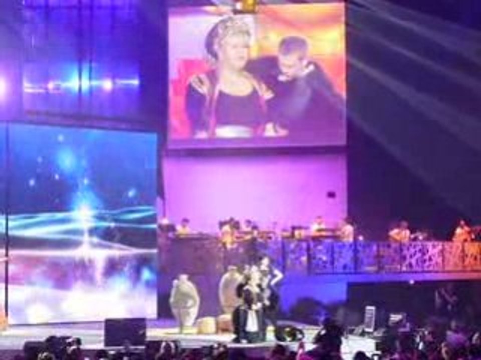 Les enfoirés font leur cinéma Garou