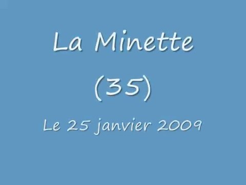 La Minette 25 janvier 2009 - Club de kayak d'Acigné et de Ch