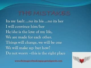 how to get your ex back without problem