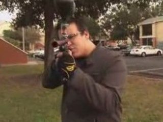 Human Paintball Target