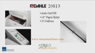 Dahle 20813 Cross Cut Paper Shredder - Tour