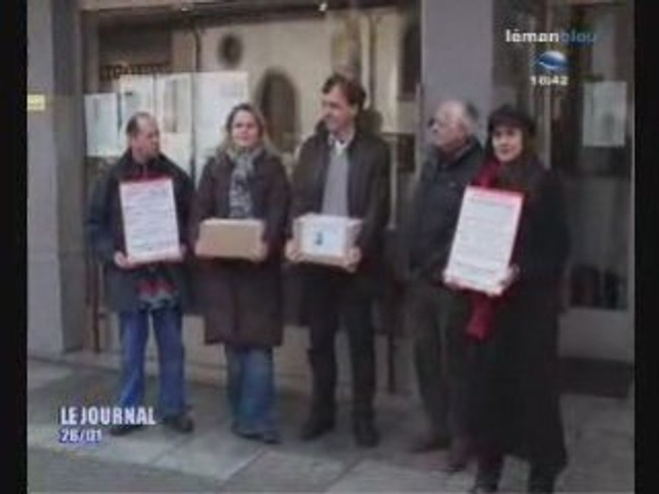 St-Gervais (CIC) Référendum déposé! - Léman Bleu 26.01.09