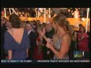 Brad & Angelina SAG Awards 2009 Red Carpet Interview E! (HQ)