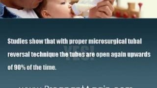 tubaligation reversed, tubes untied, tube reversal