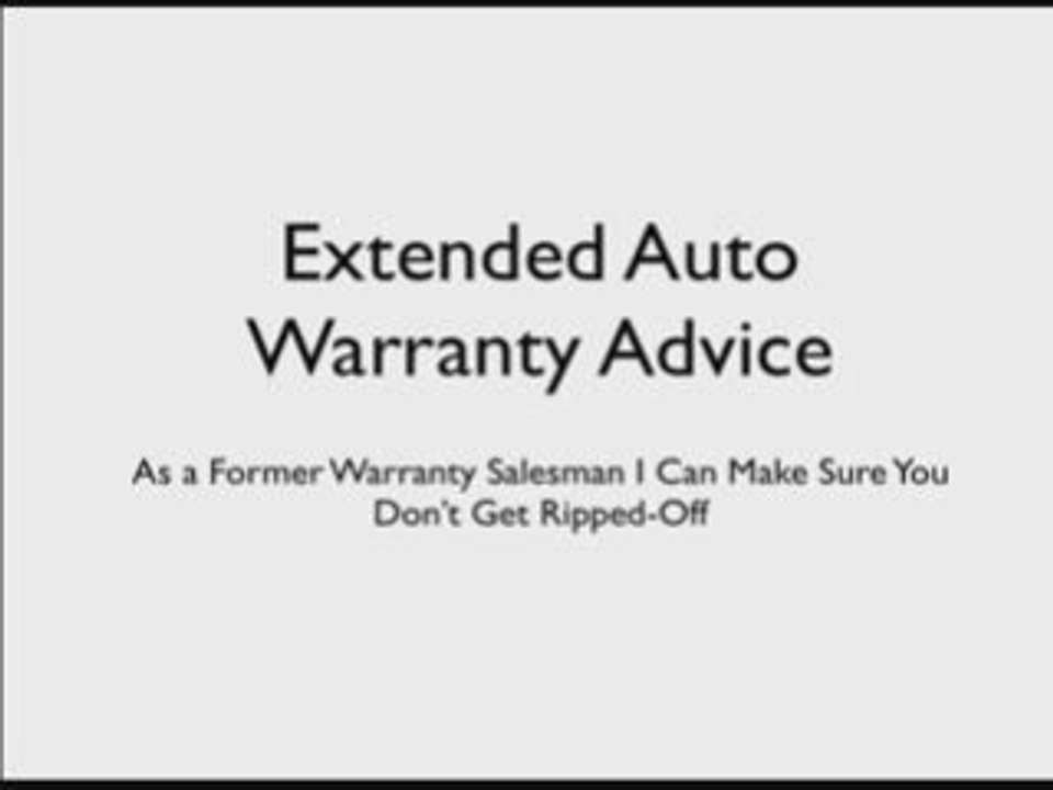 Auto Warranty Insurance