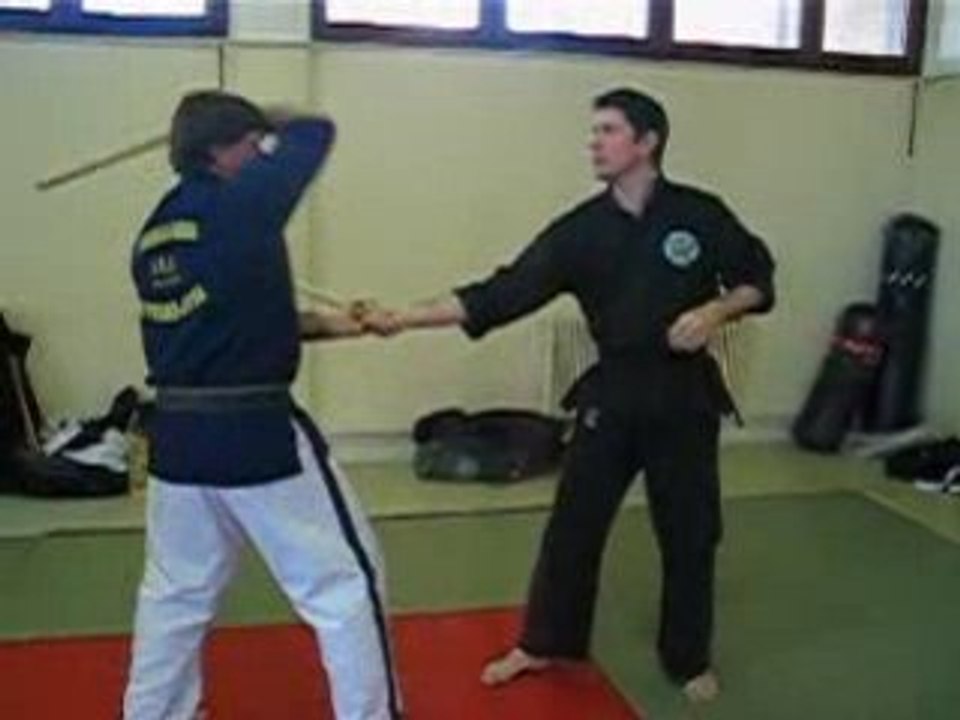 Bernard et Olivier à l'arnis