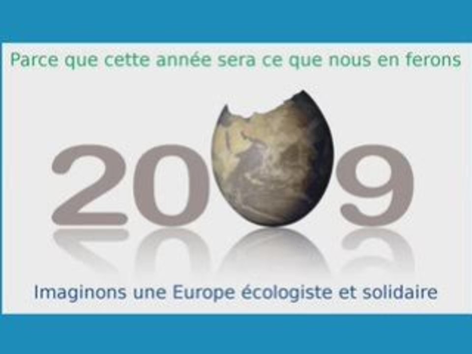 Voeux d'Europe Ecologie – Présentation des têtes de listes…