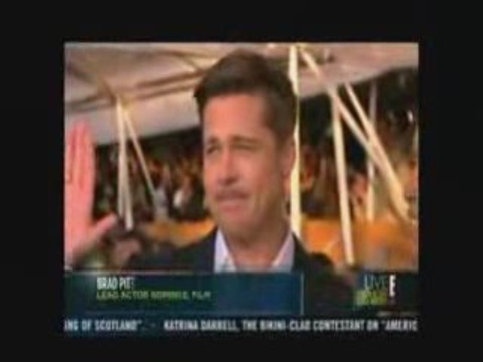 Brad & Angelina SAG Awards 2009 Red Carpet Interview E! (HD