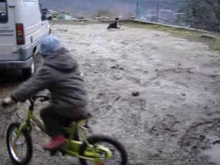 Du vélo dans la boue ...