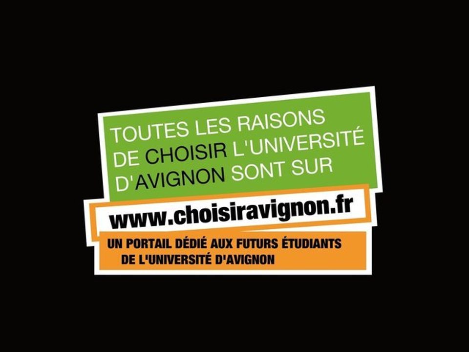 Choisir Avignon pour son Université (1)