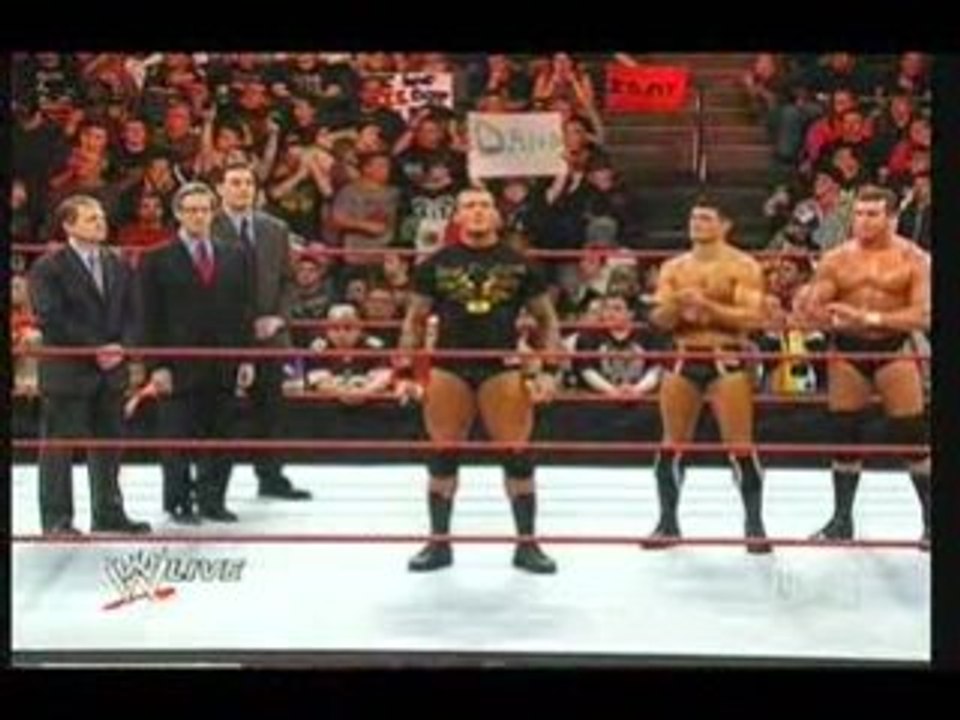 WWE RAW 26/01 Randy Orton In the Ring