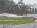 Biscarrosse Landes Pleine Tempête KLAUS 2009 Rafales 170 KmH