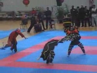 Danse du lion Maitre My - coupe ermont decembre 2008