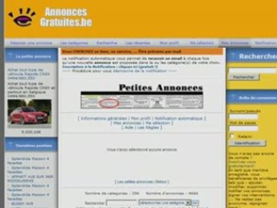 Annonces gratuites en belgique