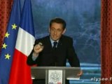 Sarkozy:Personne ne pourra s'opposer au Nouvel Ordre Mondial