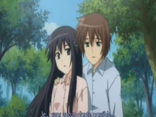 Hanbun no tsuki ga noboru sora