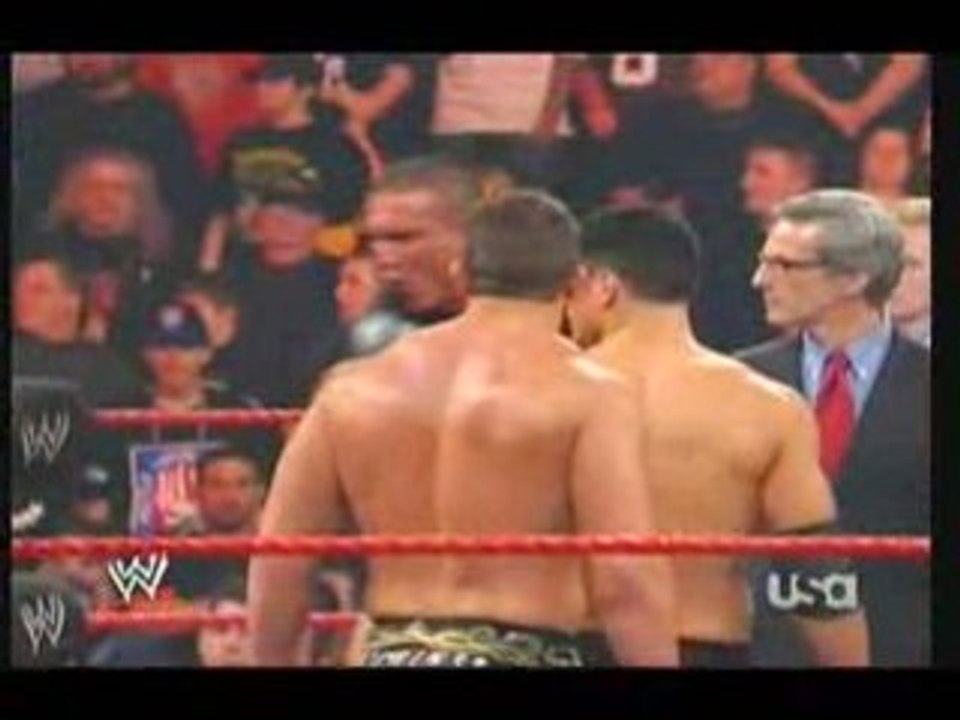 WWE RAW 26/01 Randy Orton In the Ring With Stephanie McMahon