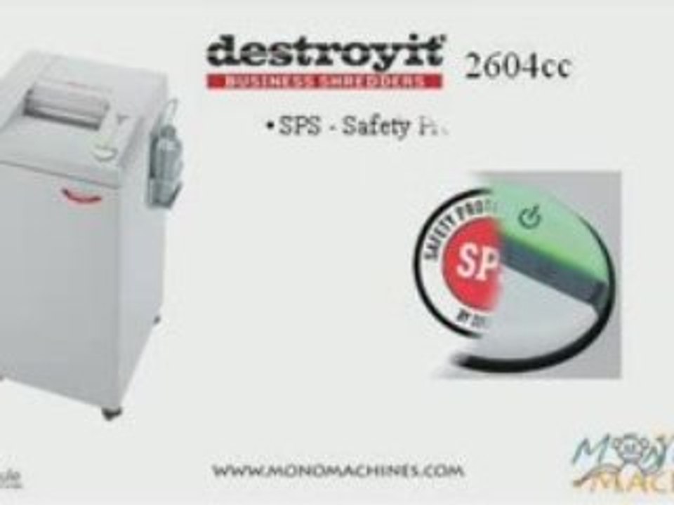 MBM Destroyit 2604 cc Level 3 Shredder Tour