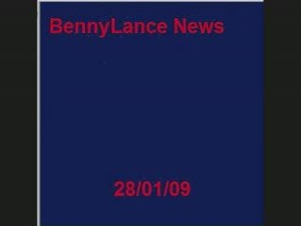 Bennylance news 28/01/09 -Les aventures de Lucie