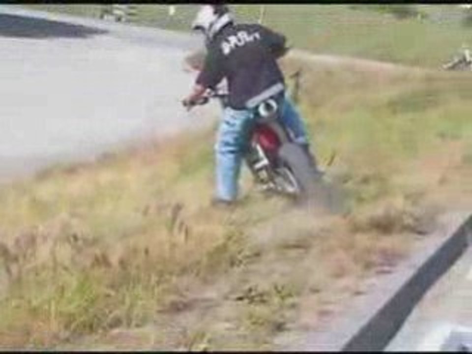 Supermoto stunt man