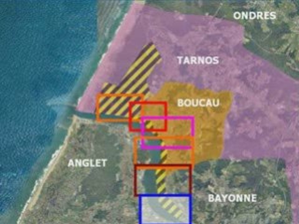 Présentation de la zone portuaire Boucau Tarnos