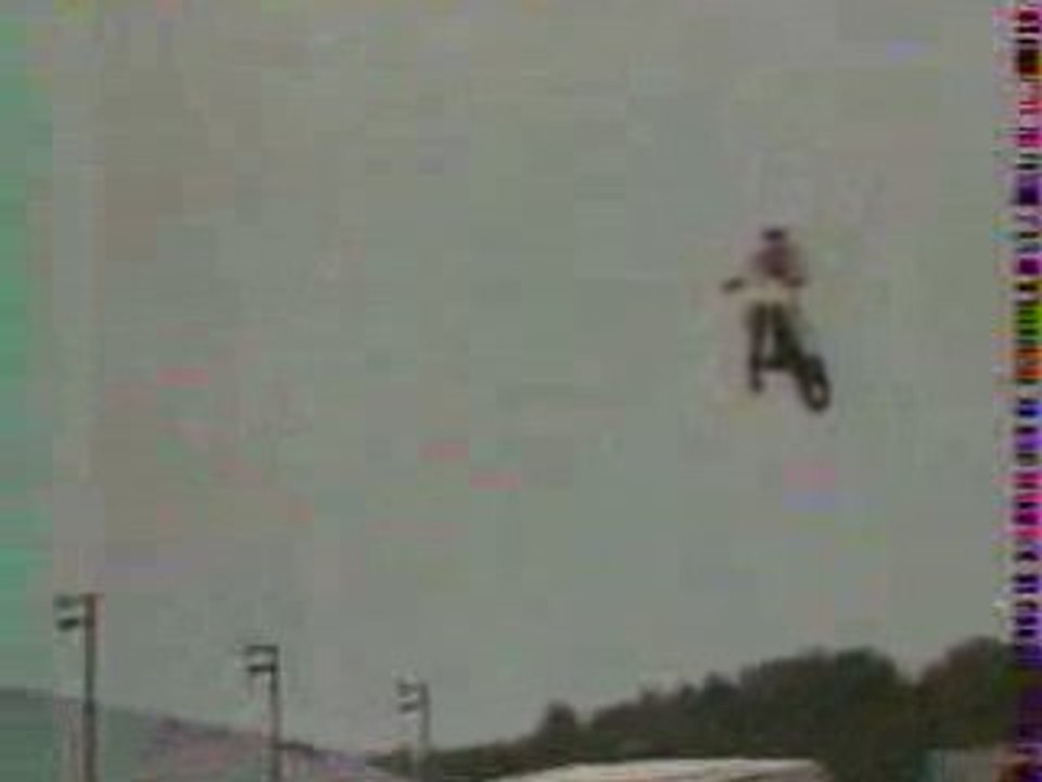 Doug danger record saut longueur motocross dirt bike crash
