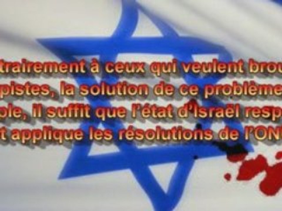 Israël, la realité d'un conflit. Faut voir pour savoir!