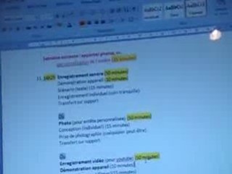 Test dailymotion écran