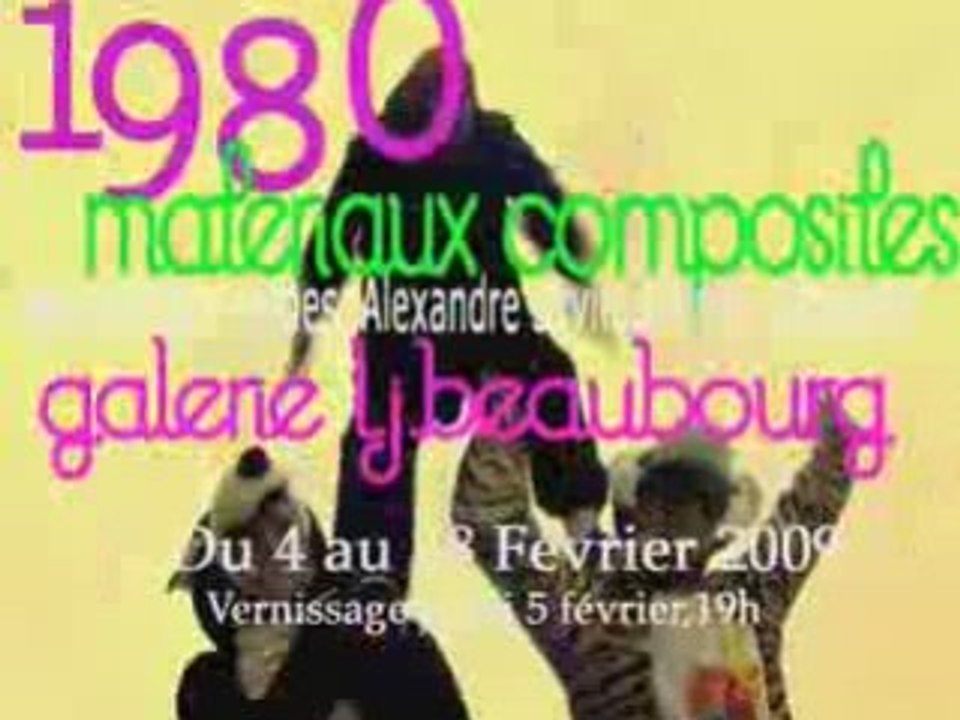 TEAZER 2 EXPO collectif 1980  GALERIE LJ BEAUBOURG