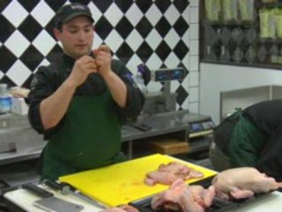 Stuffing A Chicken Wing  HD