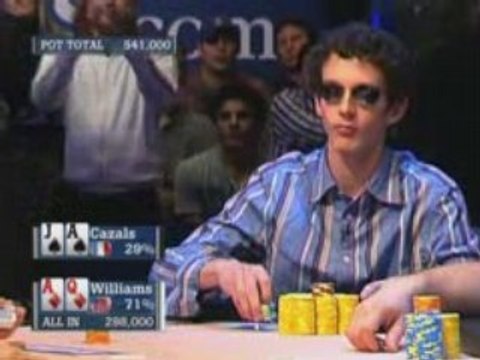 EPT 2 Monte Carlo - Williams doubles up vs Cazals