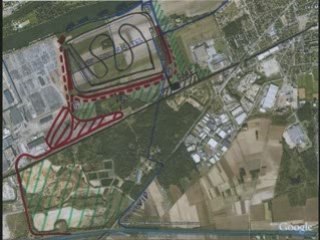 entrées du circuit F1 de Flins