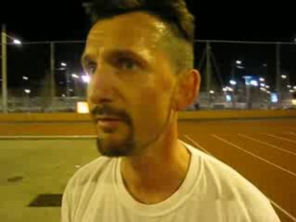 After training...