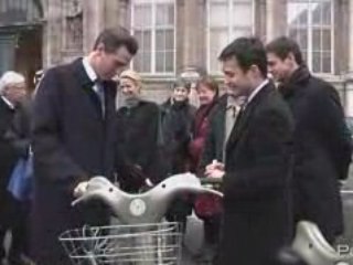 The mayor of San Francisco tried Vélib' (english version)