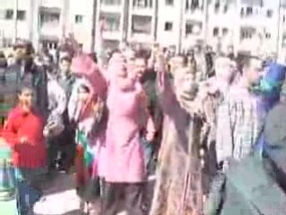 Maroc - Manifestation contre massacre de gaza réprimée