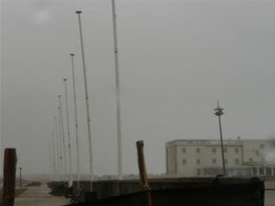 Biscarrosse pleine Tempête Klaus Mats arrachés ou malmenés