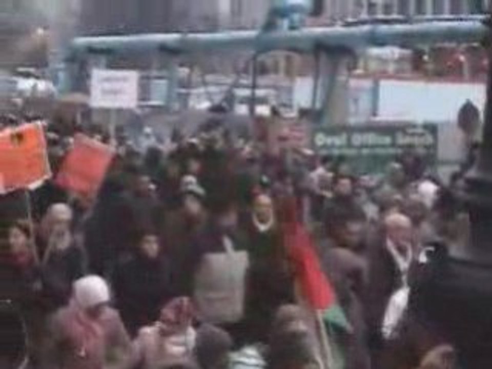 Massaker in Gaza Demonstration in Berlin 10.01.09