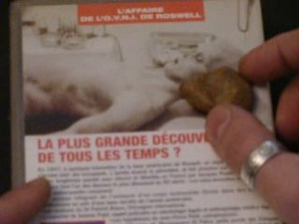 Pierres d'apparence extraterrestre