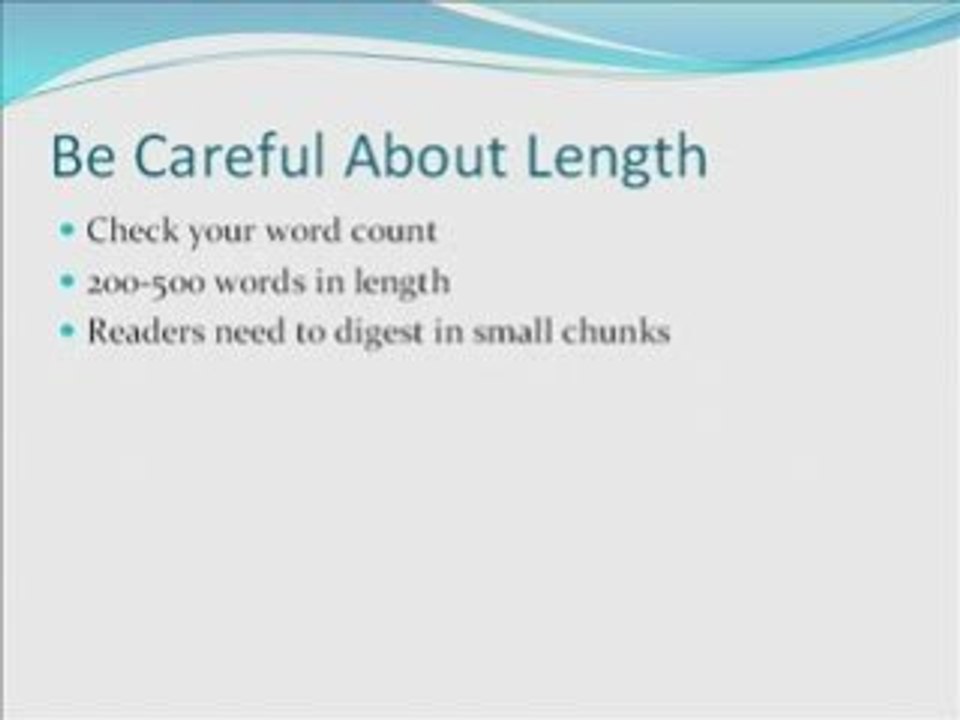 How Do I Write More?