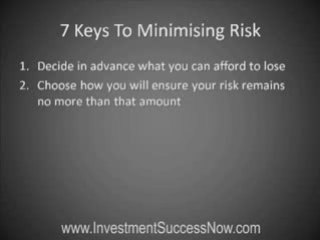 Safe investing: How do I invest with minimum risk?