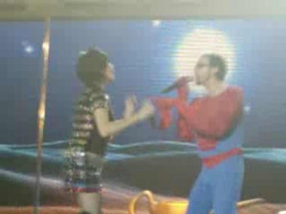 Enfoirés 2009 Mimi Mathy Liane Folie & Christophe Willem Tom