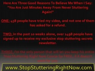 Tips On How To Cure A Stutter, Stammer – Rid of Permanently