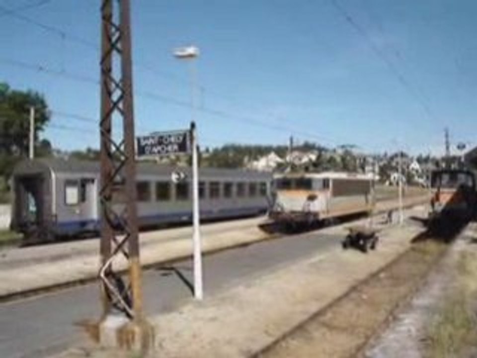 ARRIVEE TER EN GARE DE SAINT-CHELY D'APCHER