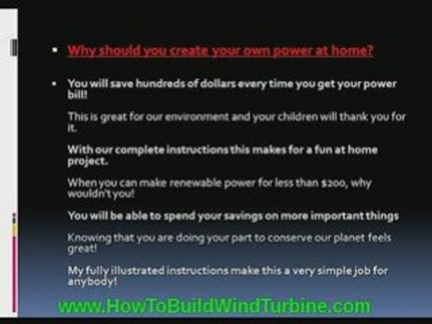Wind Turbine Blueprints Build It Yourself Solar Panels