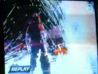 Jeff Hardy accident à Smackdown du 16 01 09 (french)