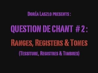 COURS DE CHANT AFROPEEN #2 - AFROPEAN SINGING LESSON #2 -Ch1