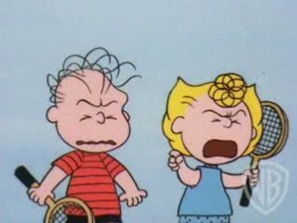 Peanuts You're a Good Sport Charlie Brown Tennis video Dailymotion