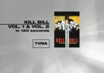 Kill Bill VOL1&VOL2 In 120 second