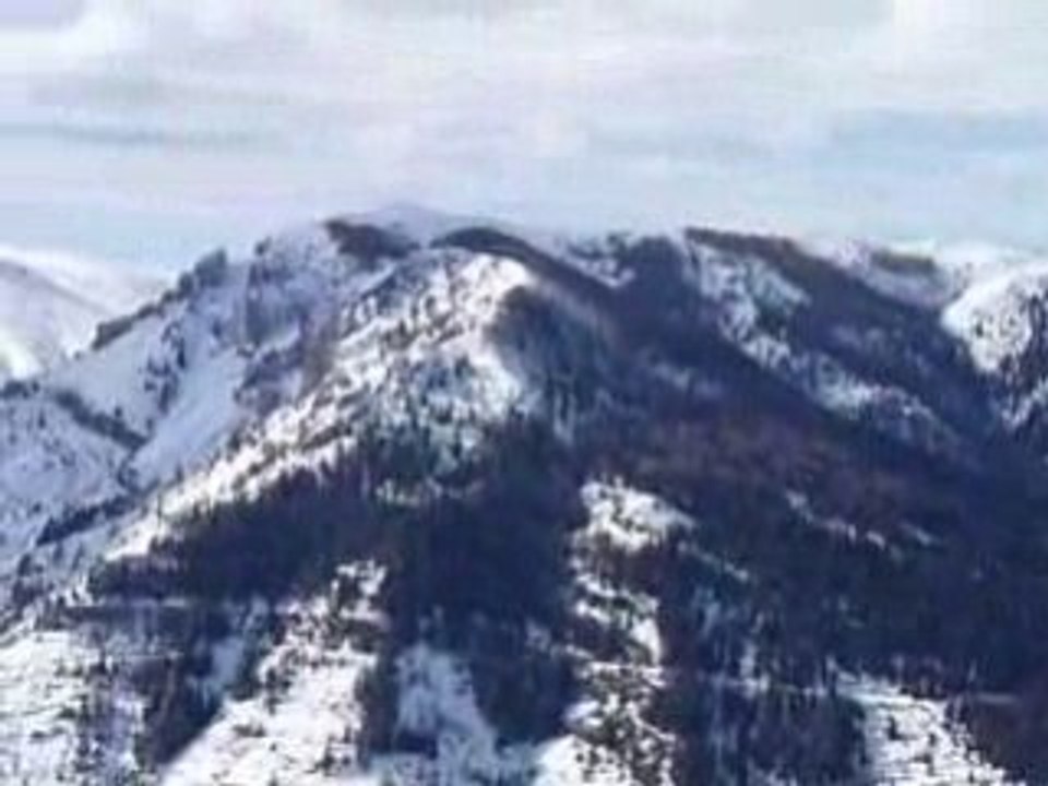 Panoramique du mercantour du col de Giarons
